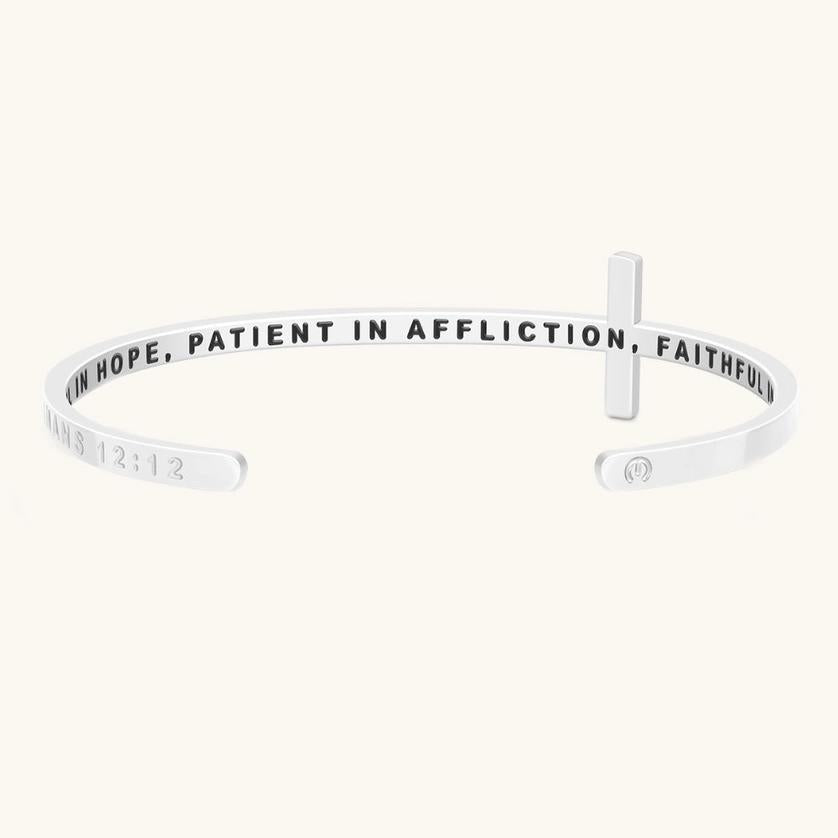 Bracelet - Be Joyful in Hope, Patient In Affliction, Faithful In Prayer (Romans 12:12)