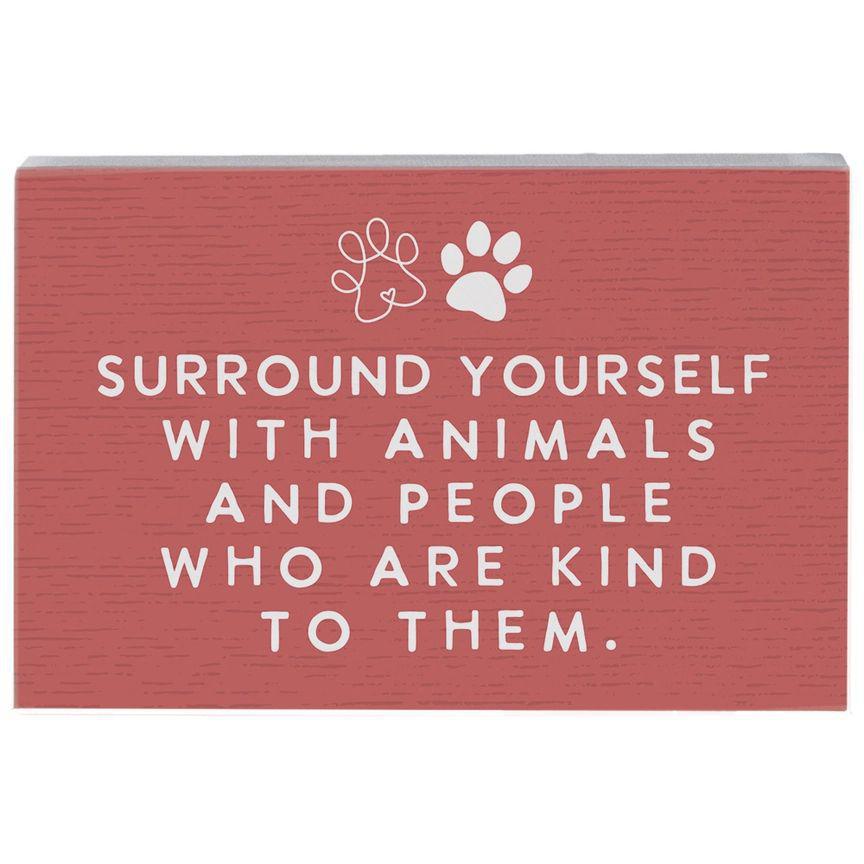 Surround With Animals - Small Talk Rectangle
