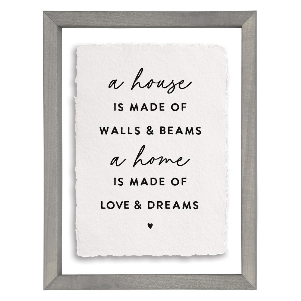A House Made - Floating Wall Art Rectangle
