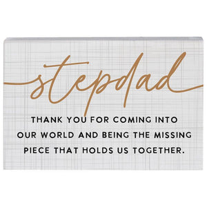 Stepdad Thank You - Small Talk Rectangle