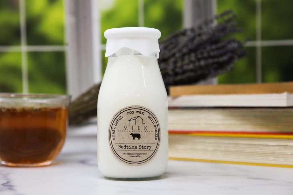 Milk Bottle Candle - Bedtime Story