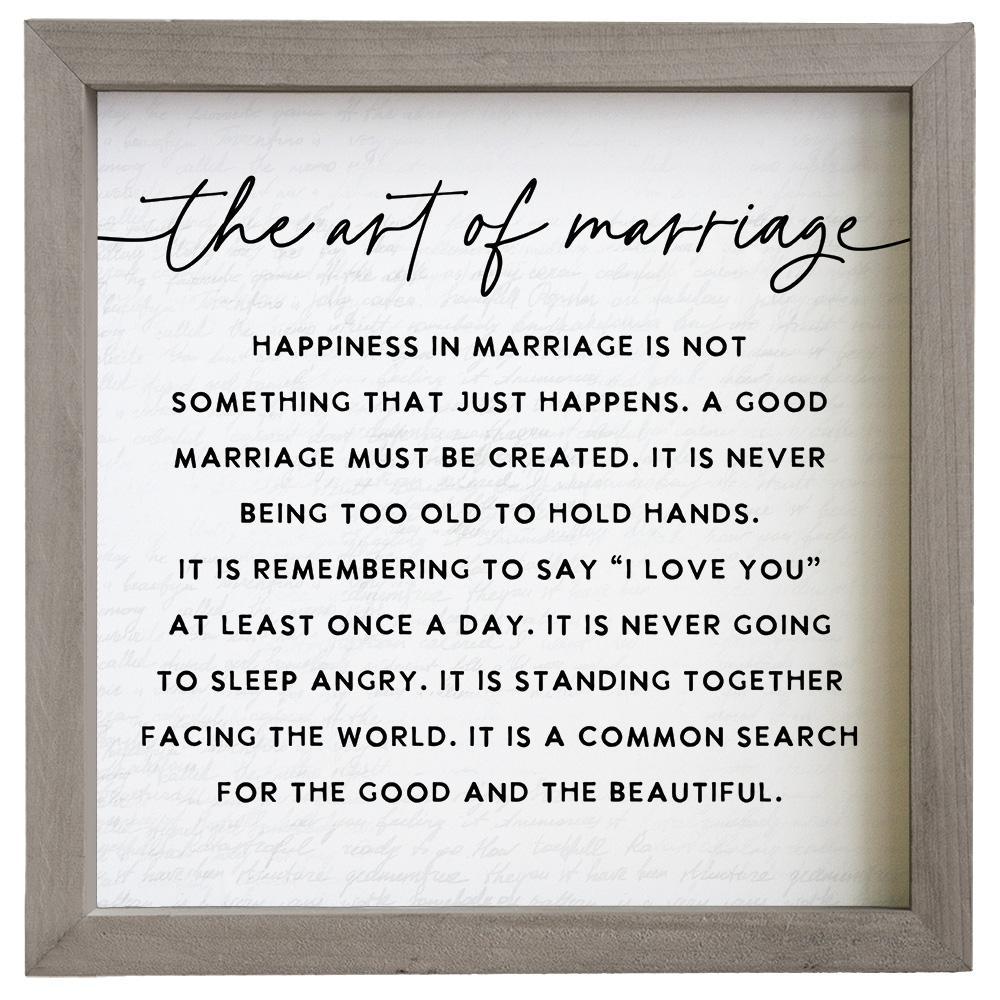 Art of Marriage - Rustic Frame