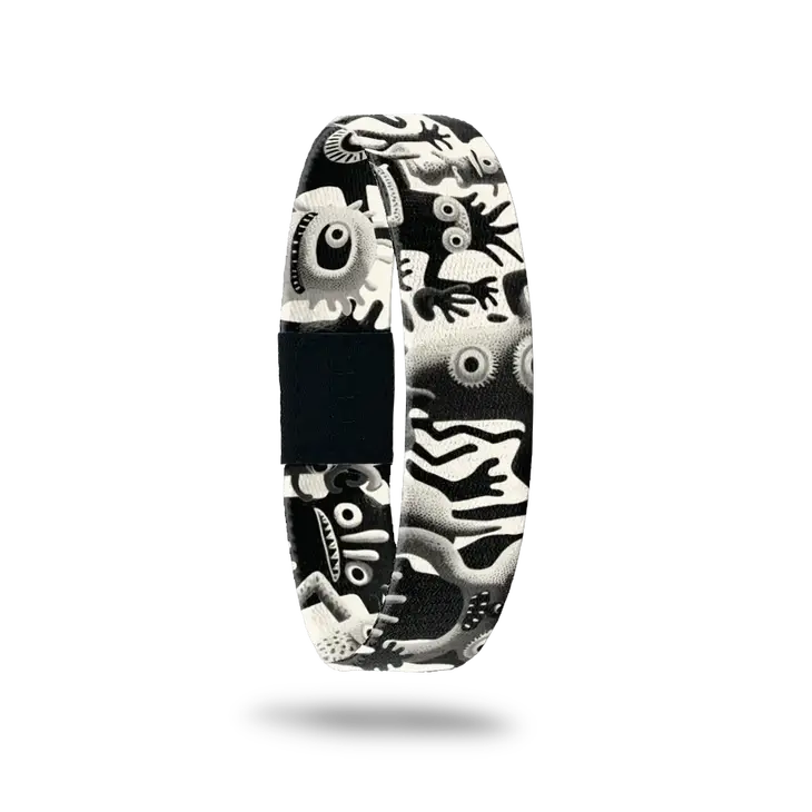 ZOX Wristband - No Fear - Uplifting/Motivational - Medium Size