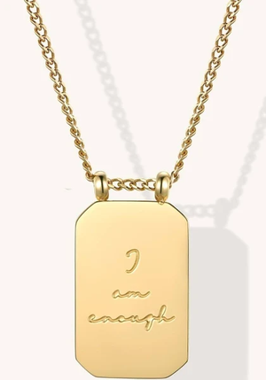 Necklace - MantraBand Note To Self "I Am Enough"