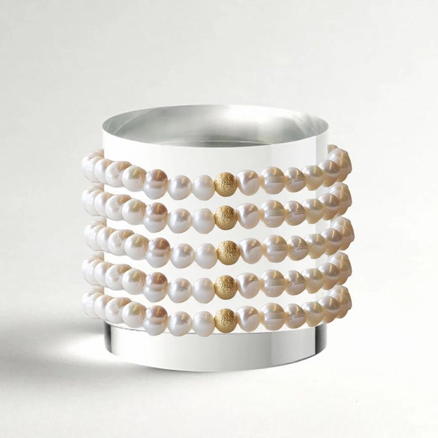 Lenny & Eva Gemstone Bracelet - Freshwater Pearl