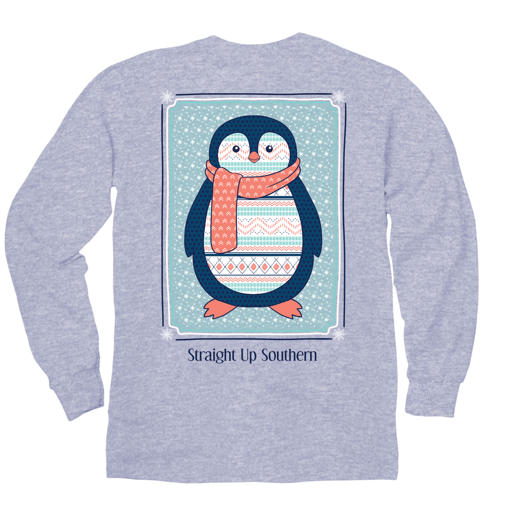 ITSA - YOUTH LONG SLEEVE - Pattern Penguin - Sports Grey