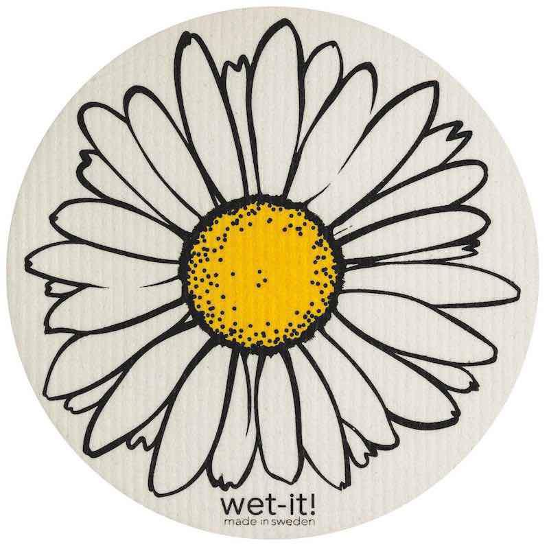 Wet-It! Rounds Swedish Cloth - Daisy