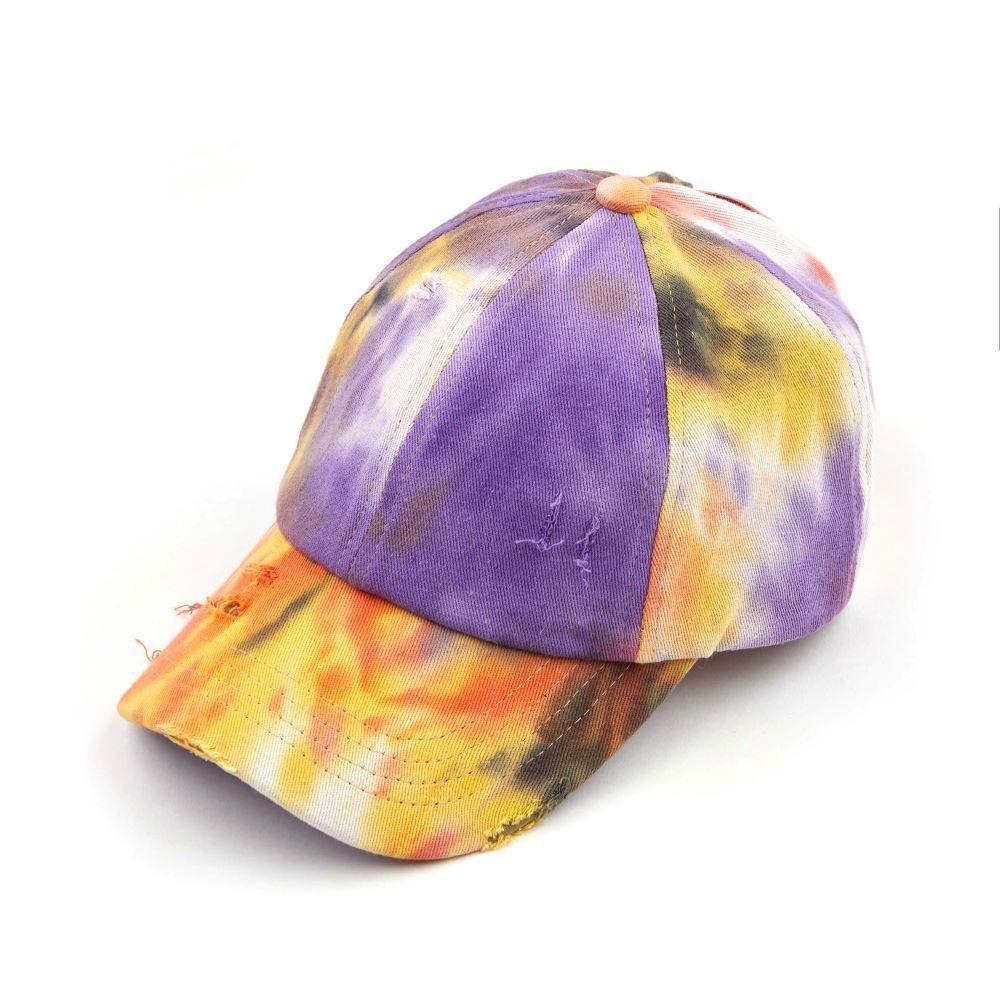 C.C. Criss Cross Tie-Dye Pony Cap