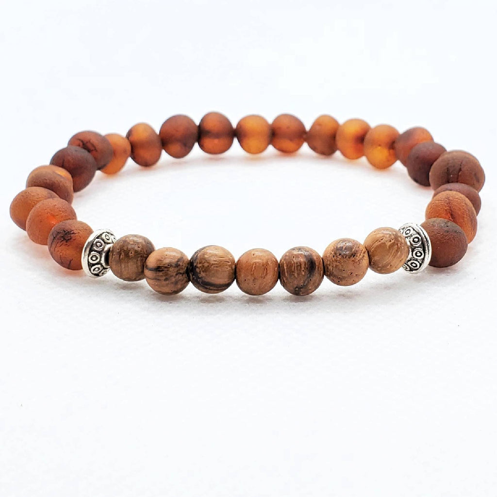 RBA - Adult Baltic Amber + Gemstone Bracelet