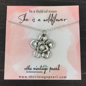 Necklace - She is a Wildflower