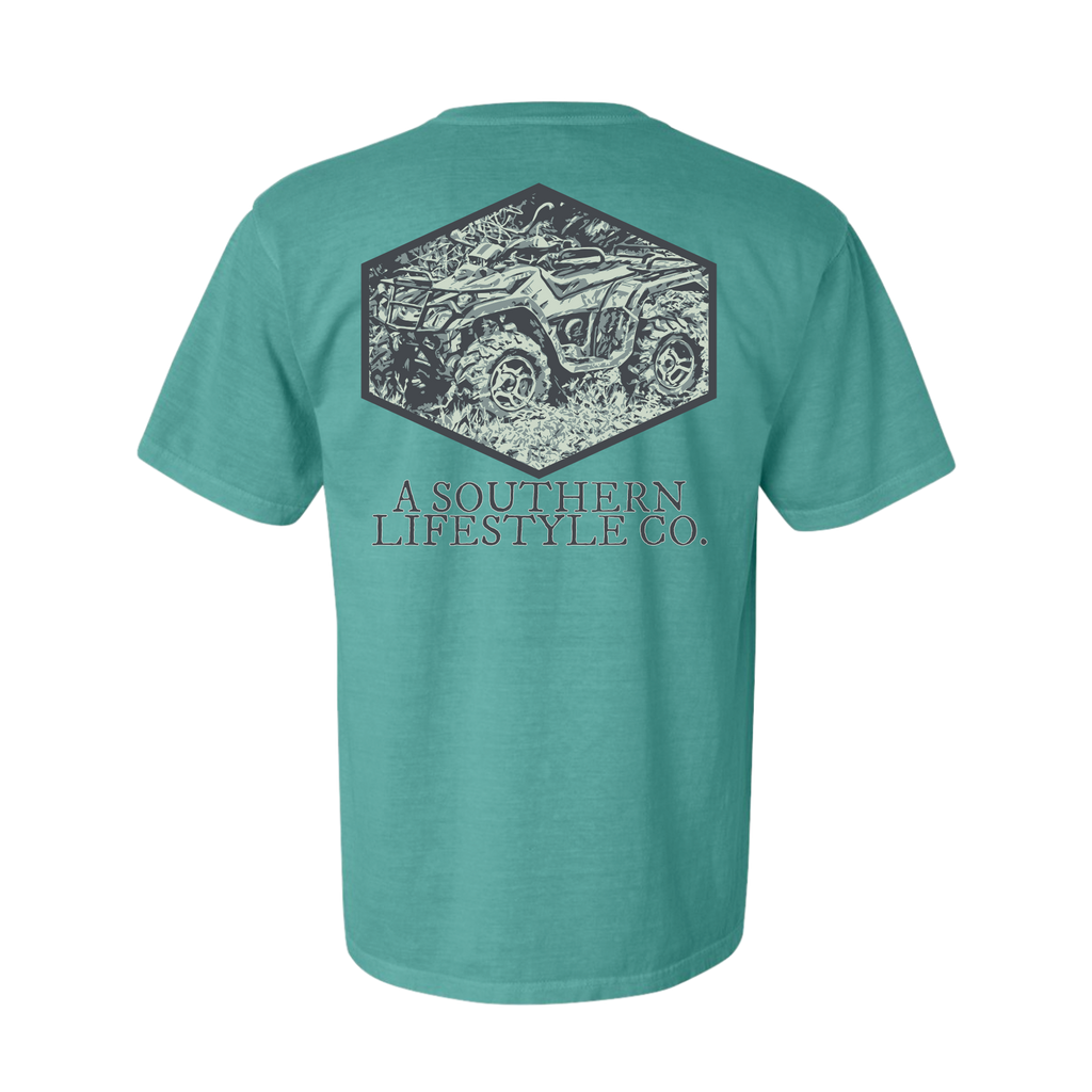 Wheelin' Tee Short Sleeve - Seafoam