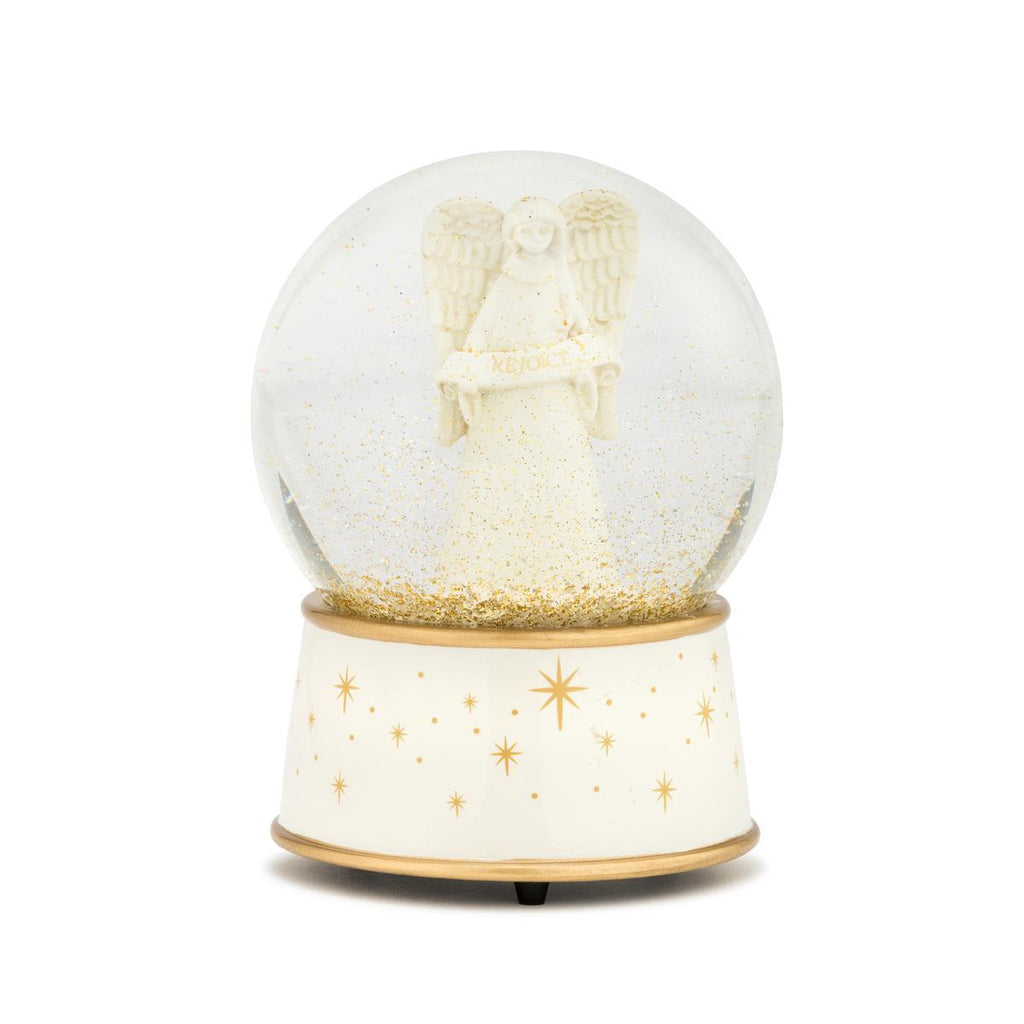 Christmas - Rejoice Angel Musical Snow Globe