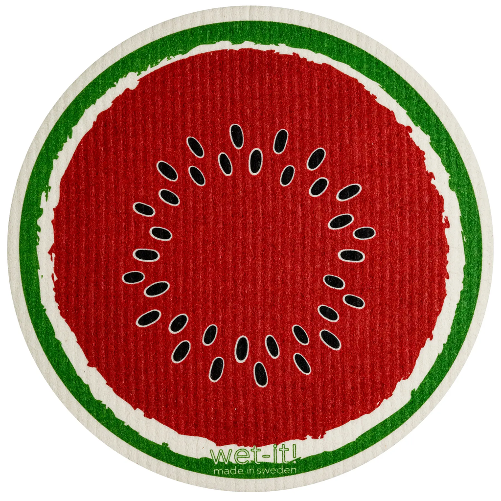 Wet-It! Rounds Swedish Dish Cloth - Watermelon