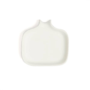 White Drip Ceramic Soap Dish
