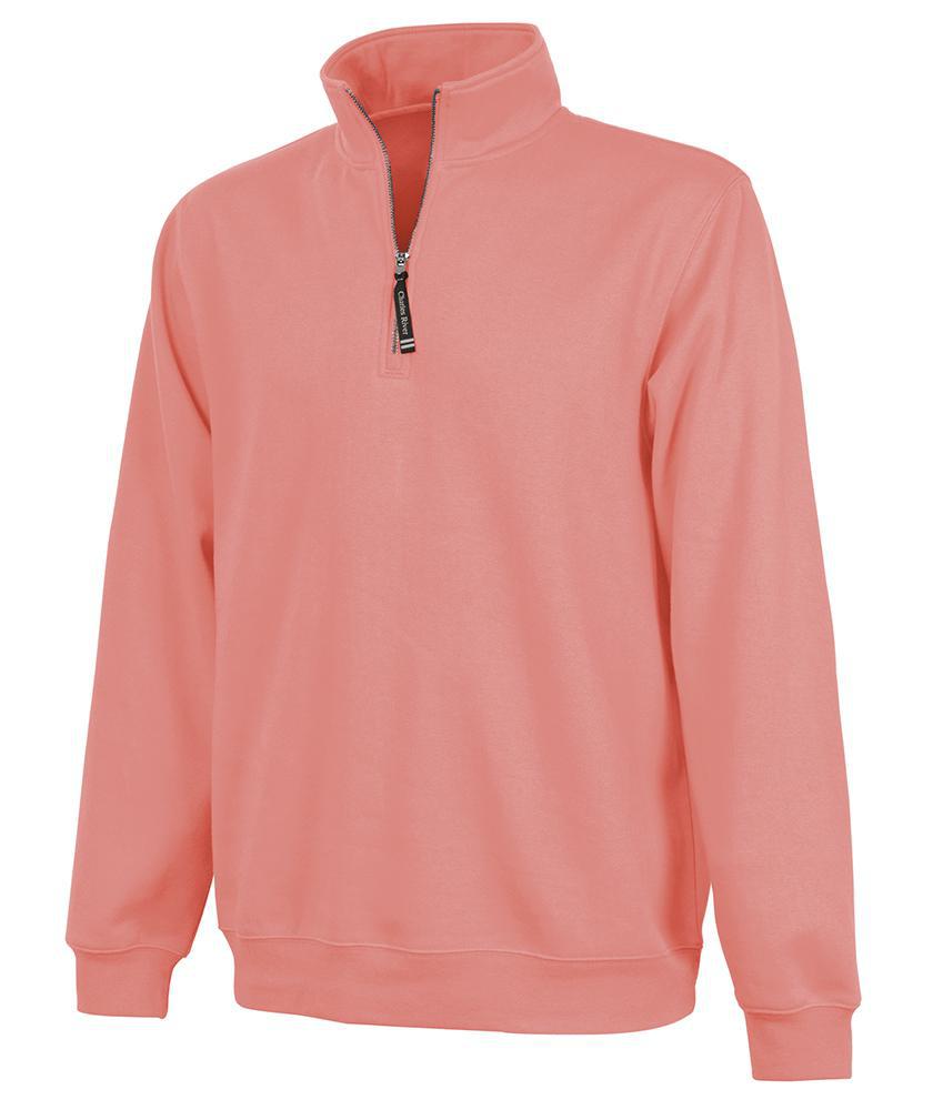 Crosswind Qtr Zip Sweatshirt 9359 - Bright Coral