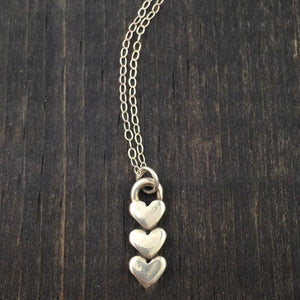 Necklace - Hearts Forever - Sterling Silver - 1-6 Hearts
