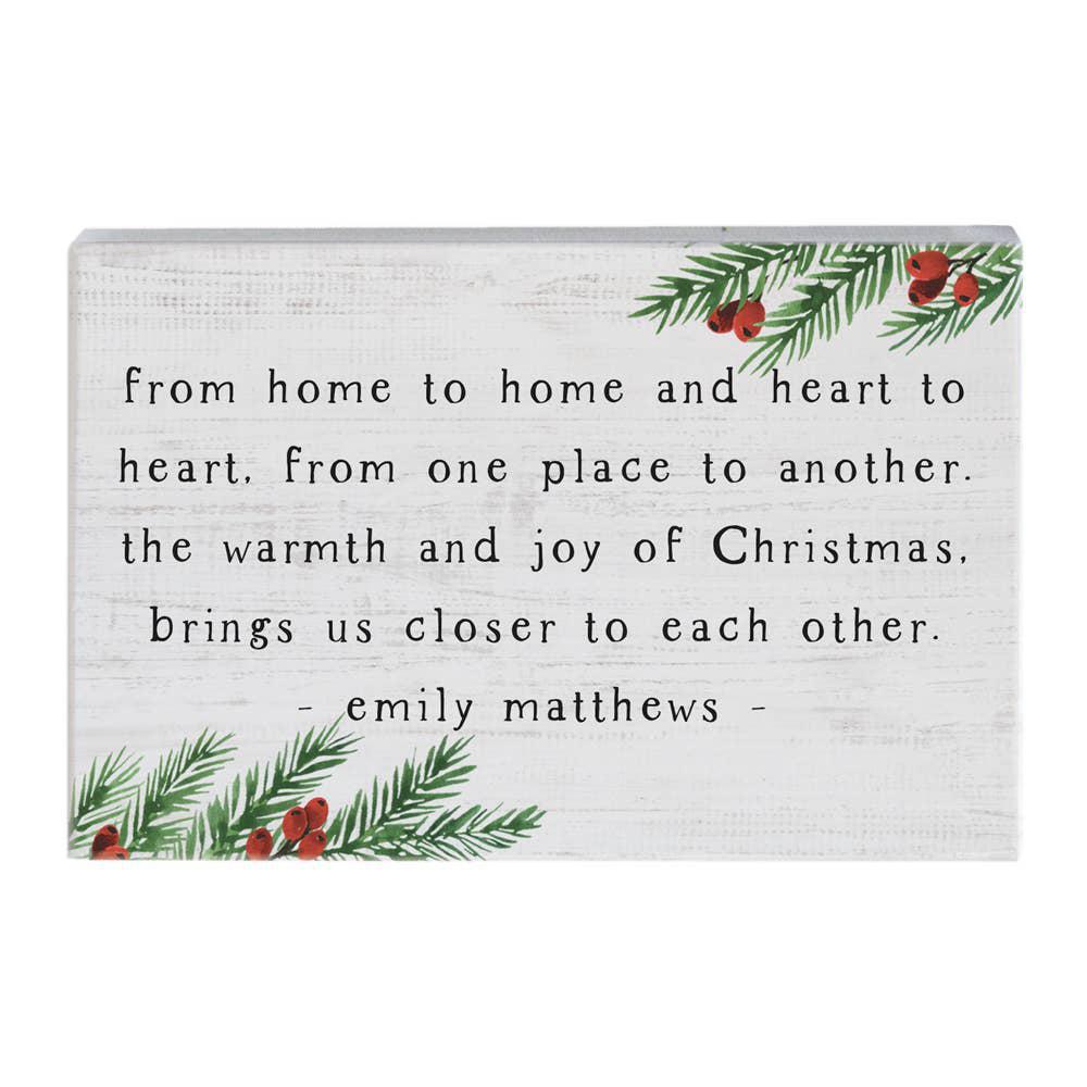 From Home to Home - Small Talk Rectangle