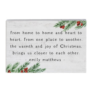 From Home to Home - Small Talk Rectangle