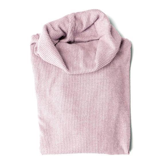 Hello Mello Cuddleblend Cowl Neck Lounge Top - Pink