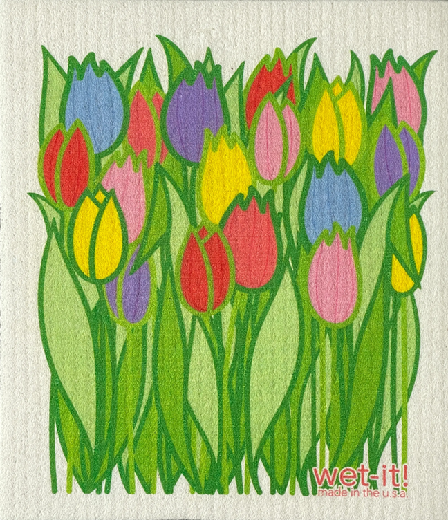 Wet-It! Swedish Cloth - Tulip Field