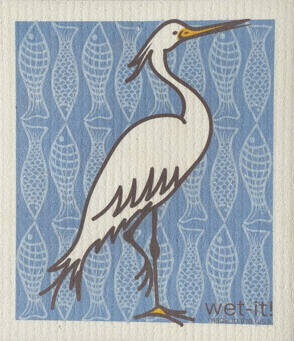 Wet-It! Swedish Cloth - Hungry Heron