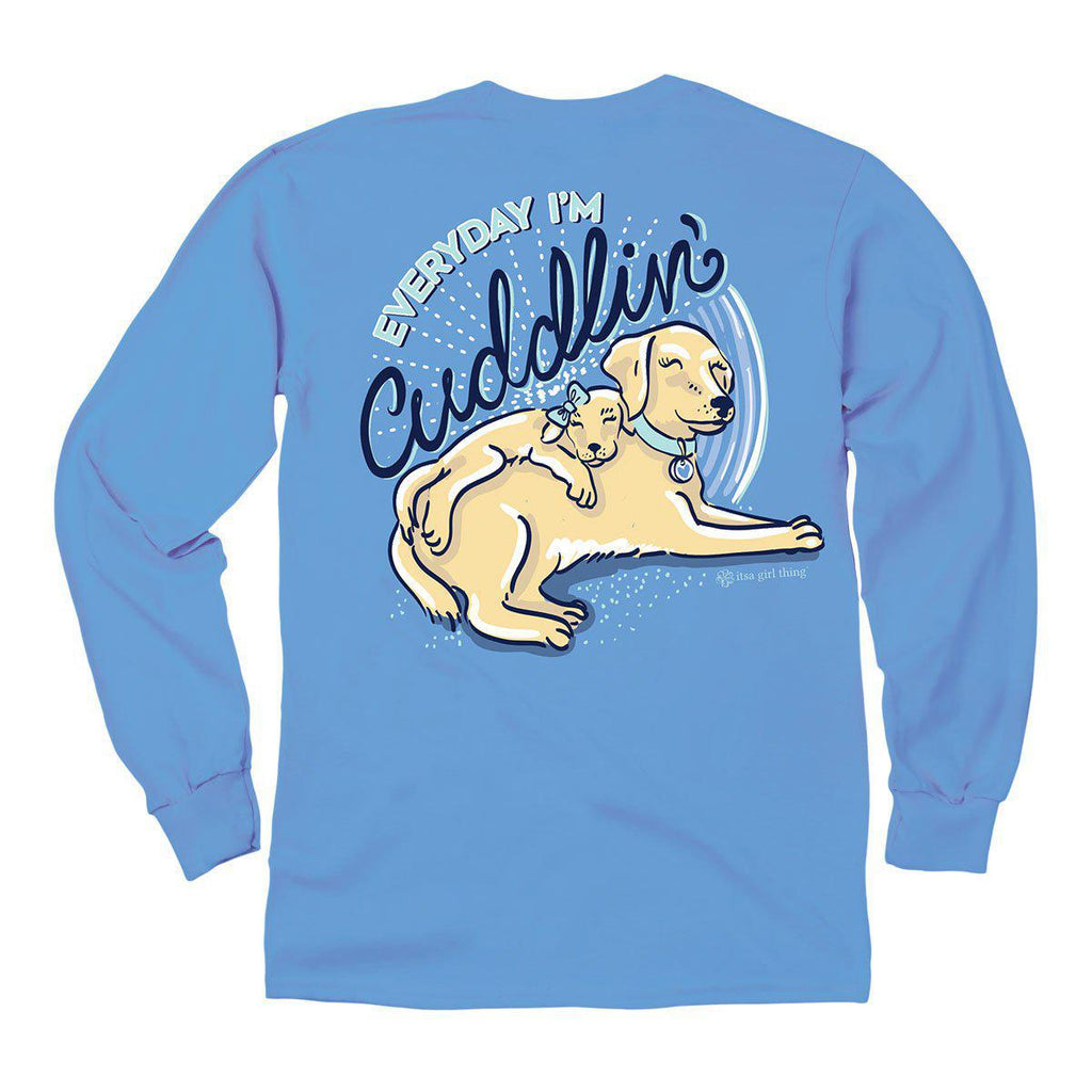 Itsa - YOUTH LONG SLEEVE - Cuddlin - Carolina Blue