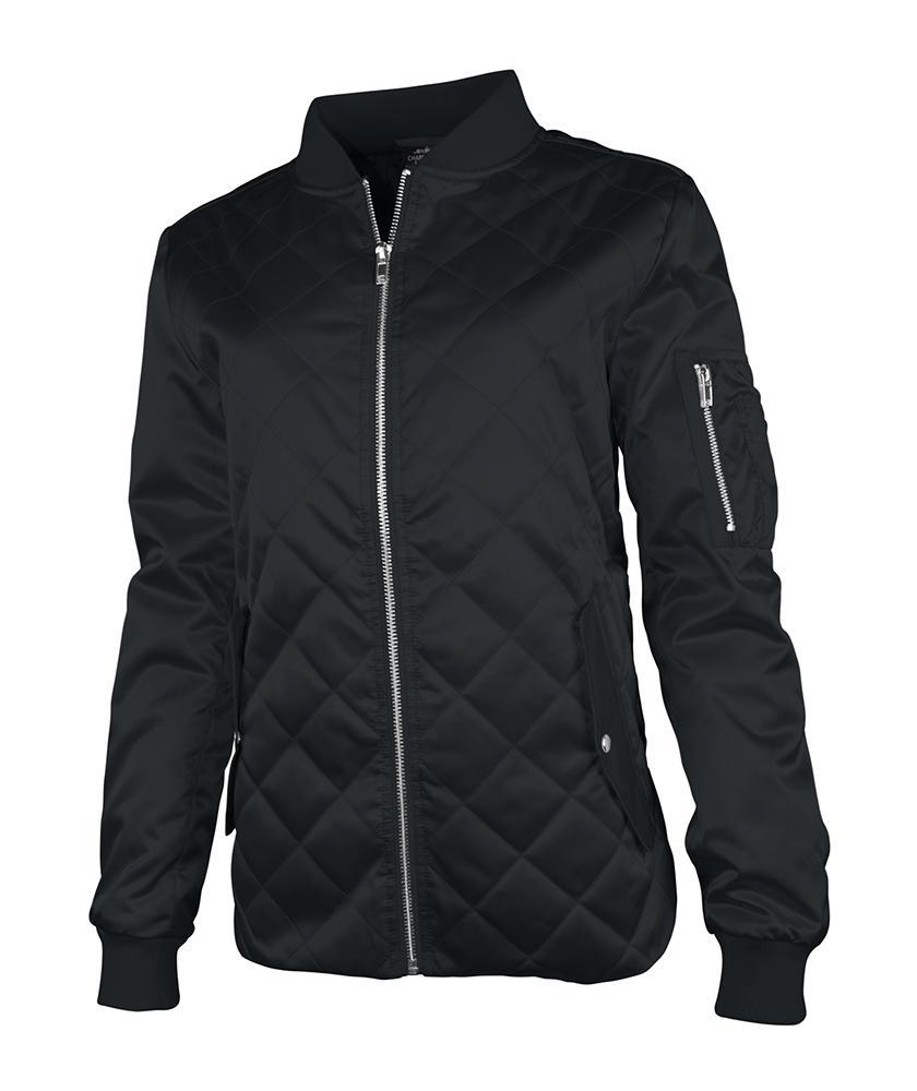 Quilted Boston Flight Jacket 5027 - Black