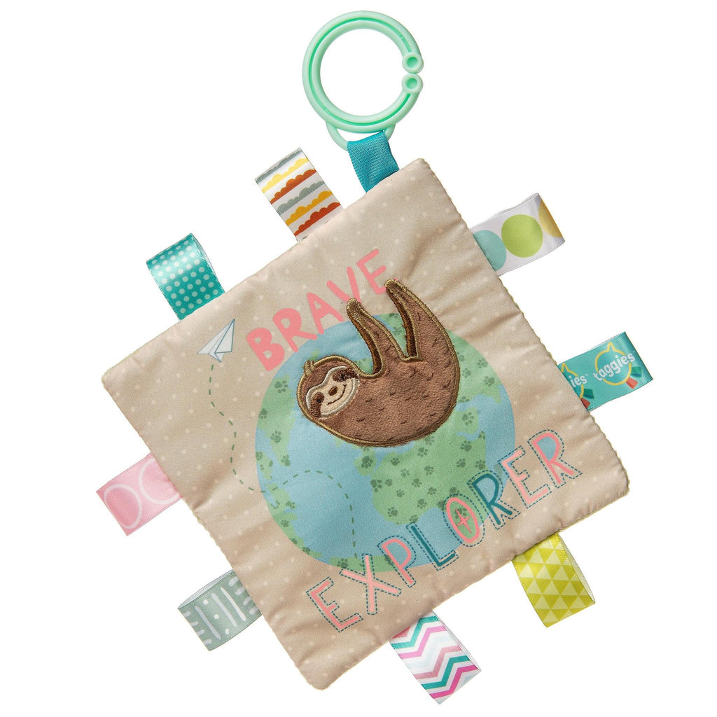 Taggies Crinkle Me Brave Explorer Sloth - 6.5" x 6.5"