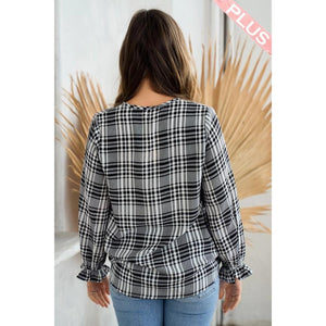 Sybil Long Sleeve Blouse - Black
