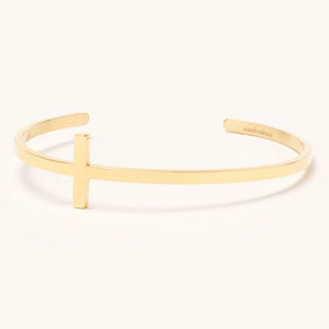 Cross Bracelet - With God All Things Are Possible (Matthew 19:26)