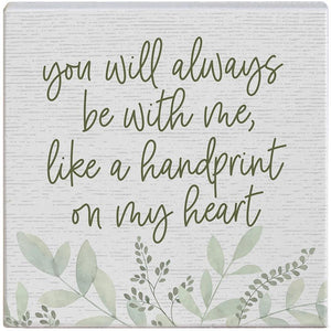 Handprint On My Heart - Small Talk Square