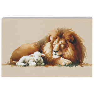 Lion Lamb Art - Small Talk Rectangle