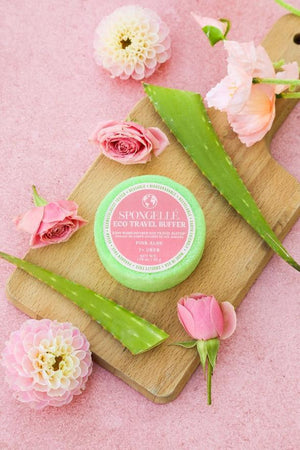 Spongelle Eco Travel Buffer - Pink Aloe