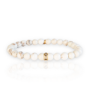 Lenny & Eva Bracelet -Gemstone Sparkle Bracelet Howlite
