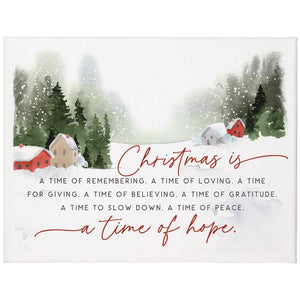 Wrapped Canvas - Christmas Is Time