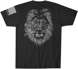 NLHD - "Lion of Judah" Christian Graphic Short Sleeve MOG T-Shirt
