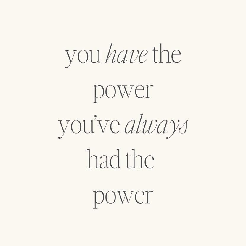 Bracelet - You Have The Power, You've Always Had The Power