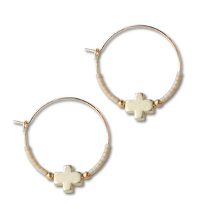 Lenny & Eva Faithful Earrings - Latte