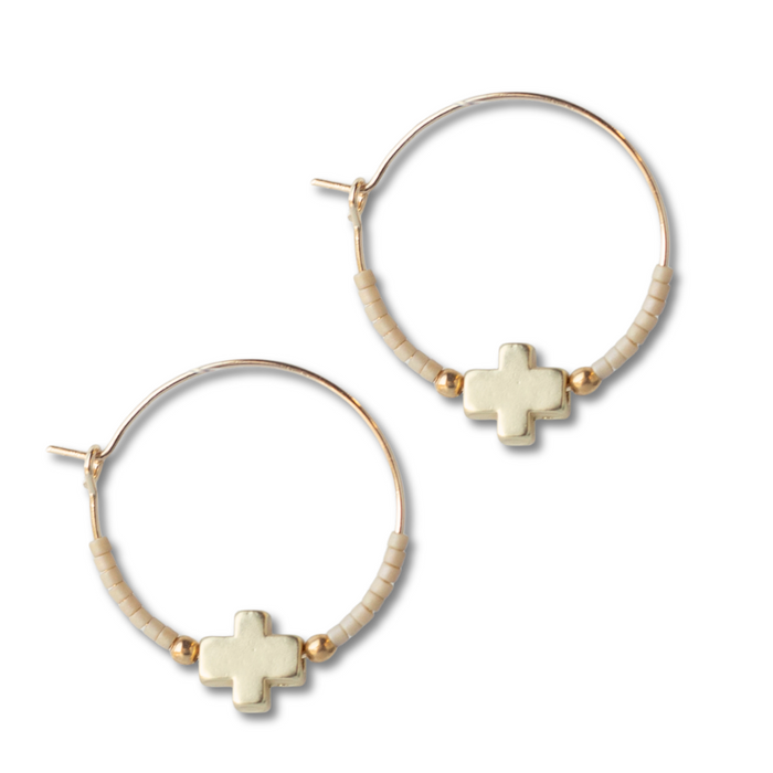 Lenny & Eva Faithful Earrings - Latte