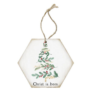 Christmas Ornament - Christ Is Born