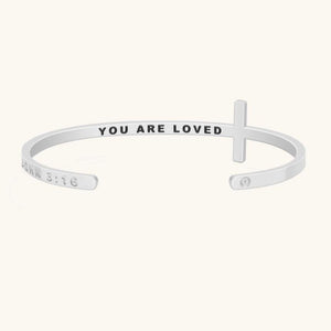 Cross Bracelet - You Are Loved (John 3:16)