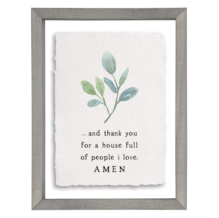 House Full Amen - Floating Wall Art Rectangle