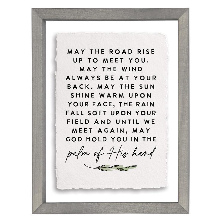 Palm Of His Hand - Floating Art Rectangle