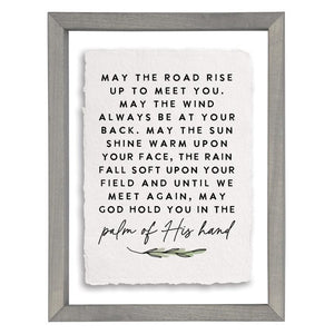 Palm Of His Hand - Floating Art Rectangle