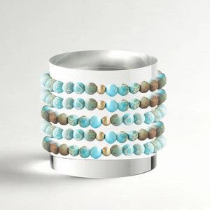 Lenny & Eva Gemstone Bracelet - Turquoise Jasper