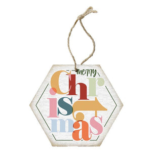 Christmas Ornament - Christmas Colorful Overlap