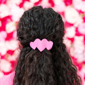 Teleties Flat Hair Clip - Heart to Heart
