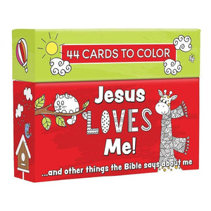 Coloring Cards - Jesus Loves Me