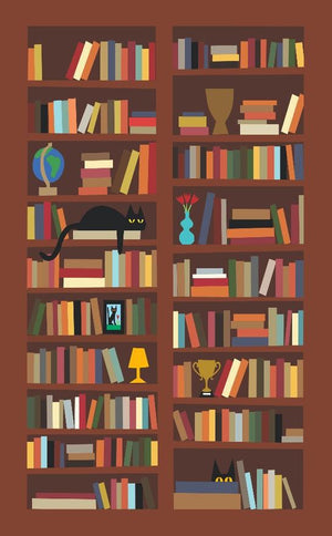Mini Jigsaw Puzzle - Bookcase (Book Store Lover)