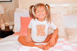 NLHD - "Child of God Flowers" Kid's Christian Graphic Tee